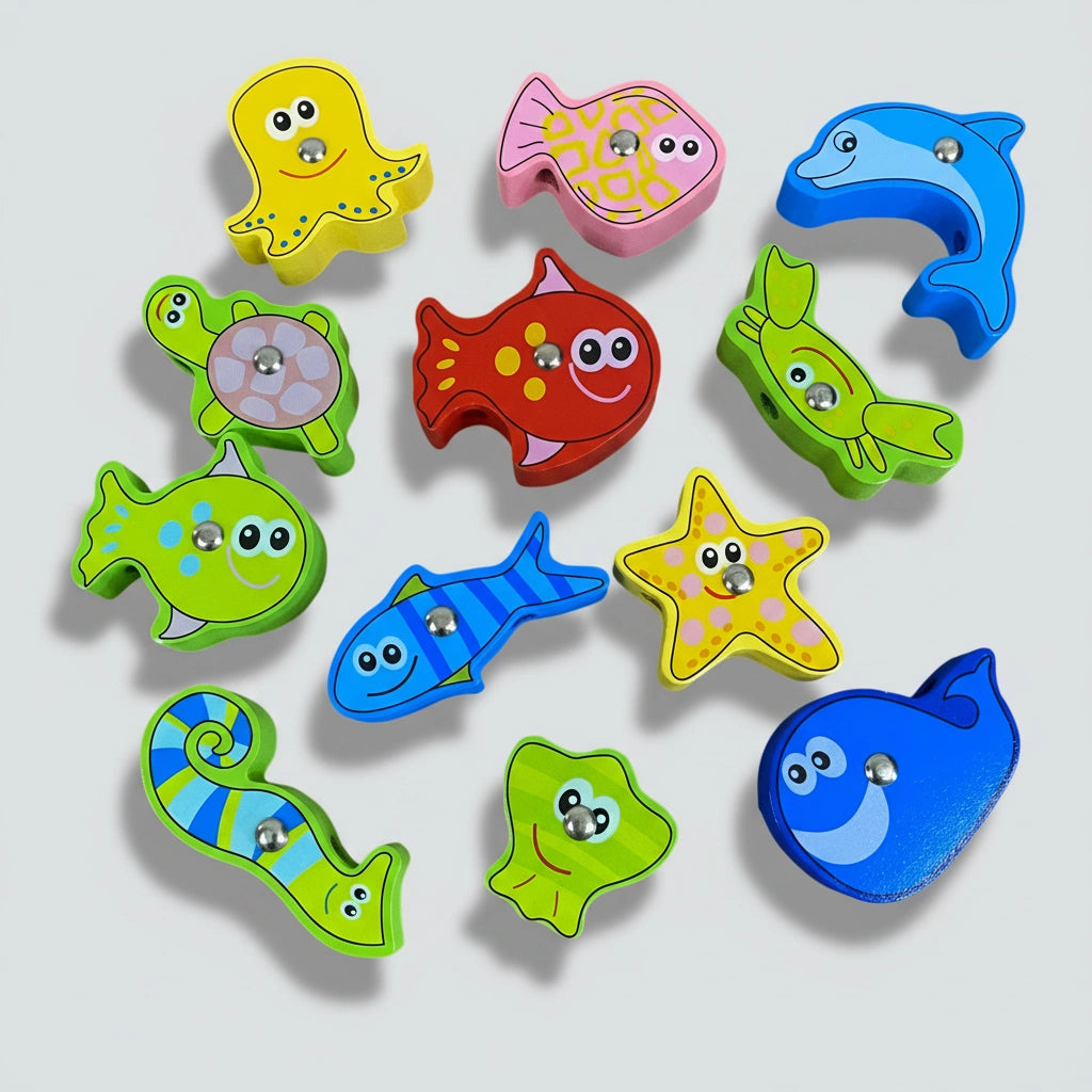 3 em 1 - Pescaria Magnética com Passa Laço Alinhavo