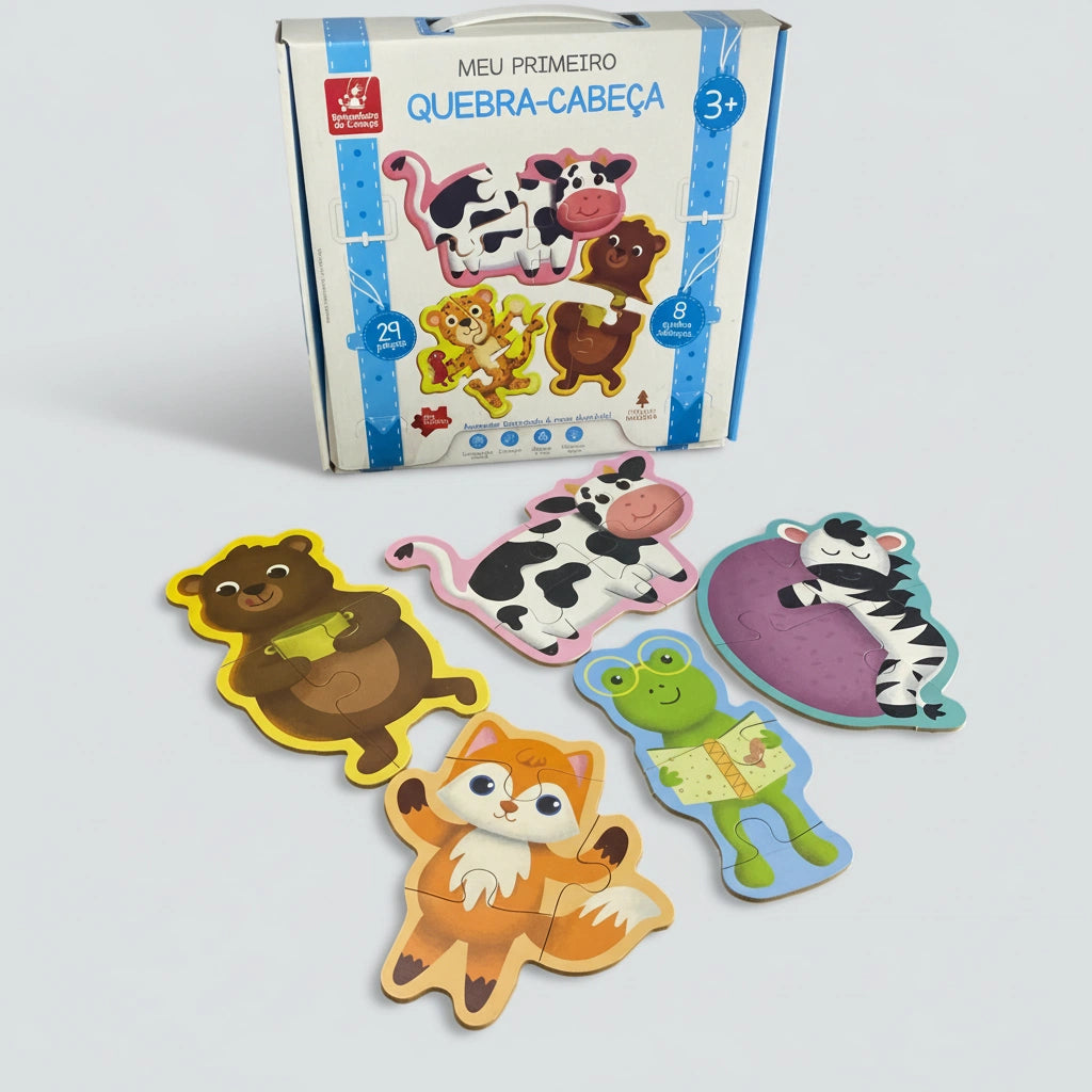 Meu Primeiro Quebra-Cabeça Educativo Animais