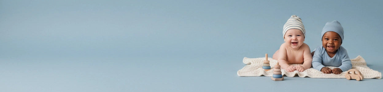 Banner  de 2 bebes categoria 0 a 12 Meses Majoca Colores